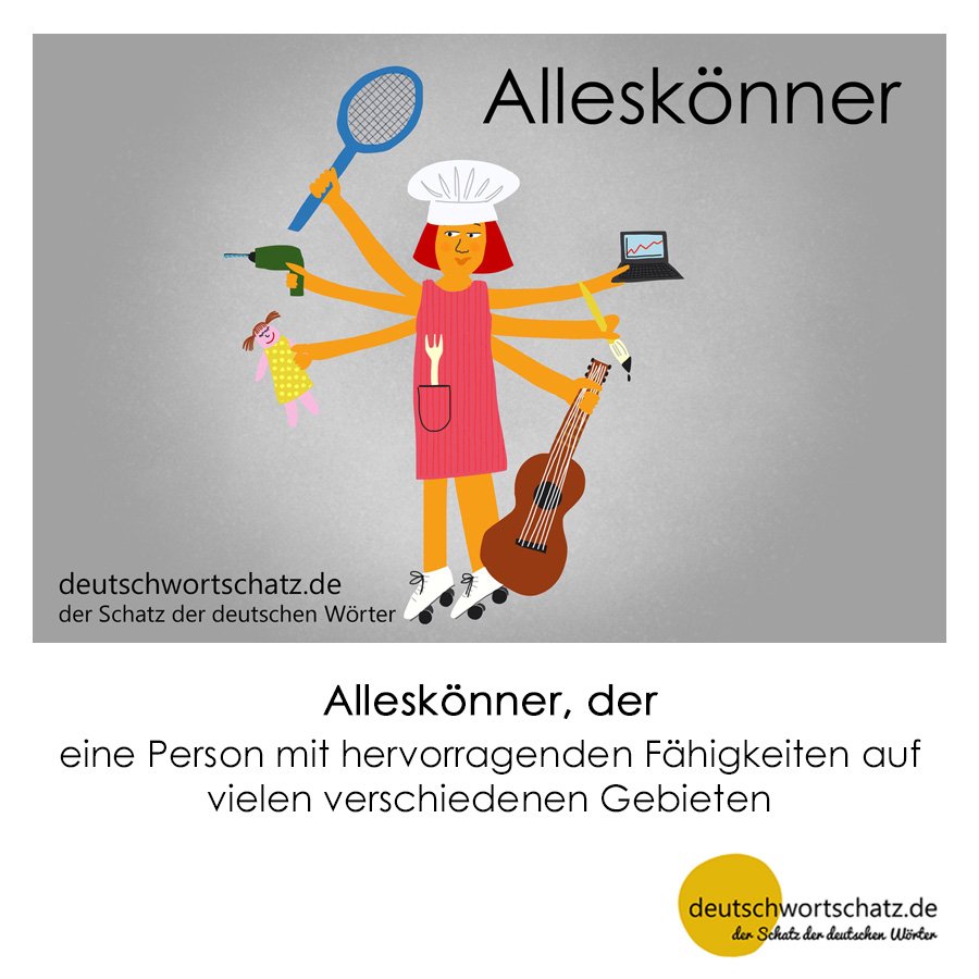 Alleskönner - Deutschwortschatz / der Schatz der deutschen Wörter