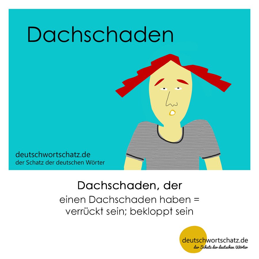 Dachschaden - Wortschatz mit Bildern lernen - Deutsch lernen