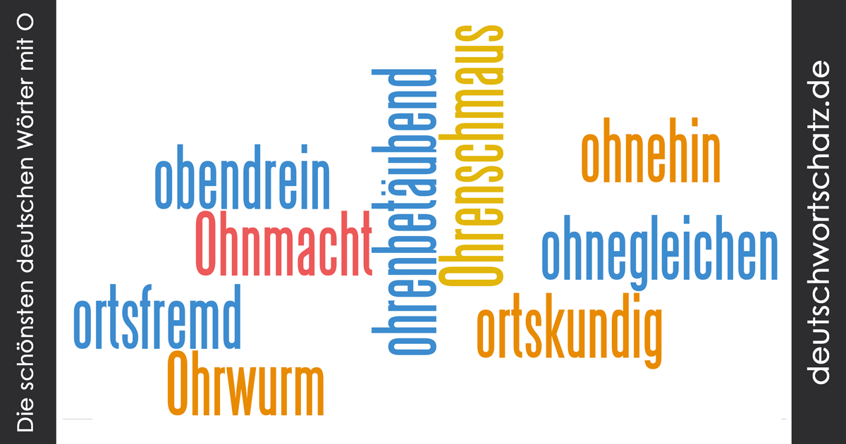 Schöne deutsche Wörter mit O - Deutsch Wortschatz - schönste Wörter - Deutsch lernen - liebe Deutsch