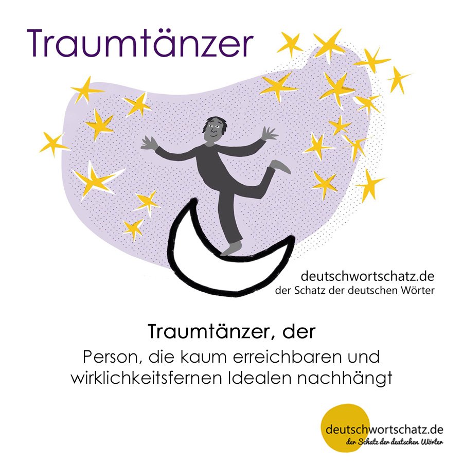 Traumtänzer - Wortschatz mit Bildern lernen - Deutsch lernen