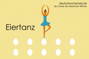 Eiertanz - Deutsch Wortschatz - Wortschatzbilder