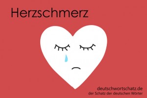 Herzschmerz - Deutsch Wortschatz - Wortschatzbilder