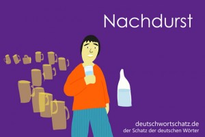 Nachdurst - Deutsch Wortschatz - Wortschatzbilder