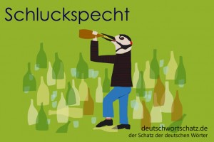 Schluckspecht - Deutsch Wortschatz - Wortschatzbilder