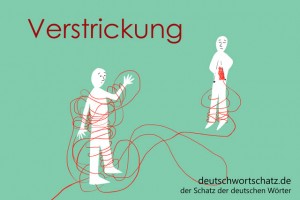Verstrickung - Deutsch Wortschatz - Wortschatzbilder