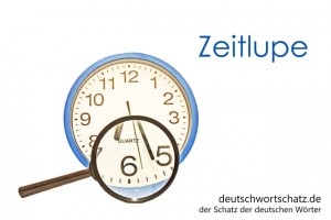 Zeitlupe - Deutsch Wortschatz - Wortschatzbilder