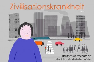 Zivilisationskrankheit - Deutsch Wortschatz - Wortschatzbilder